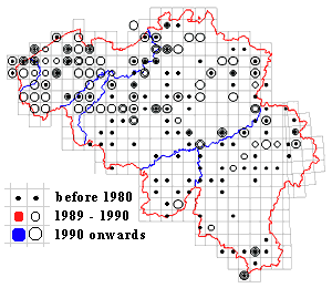 map with sampling history
